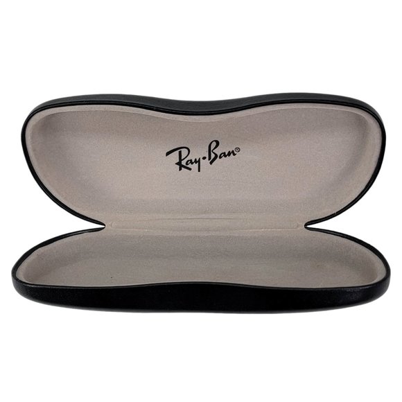 Ray-Ban Sunglasses Eyeglasses BLACK Hard Case Clamshell Rayban Optical - Genuine - Picture 2 of 4